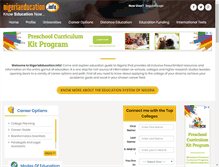 Tablet Screenshot of nigeriaeducation.info